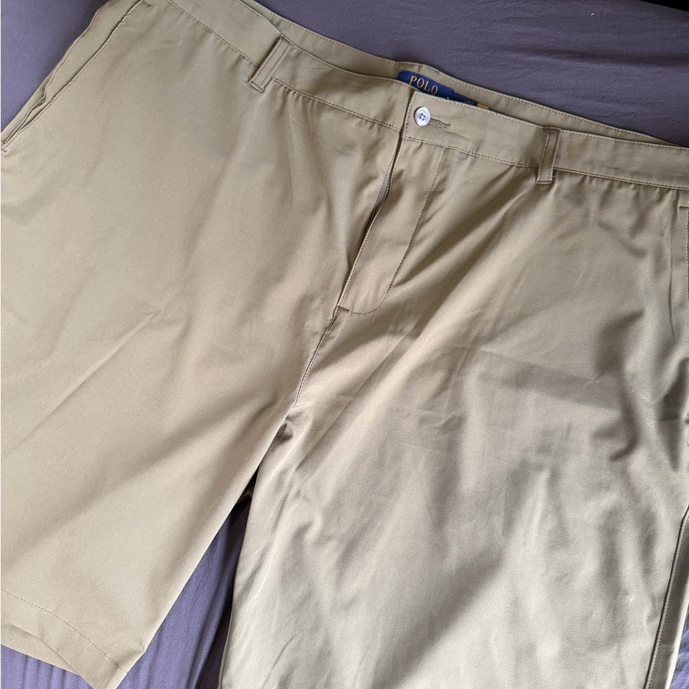 Ralph Lauren Olive  Flat-Front Men's Shorts
